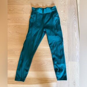 Victoria's Secret Teal Leggings- size small